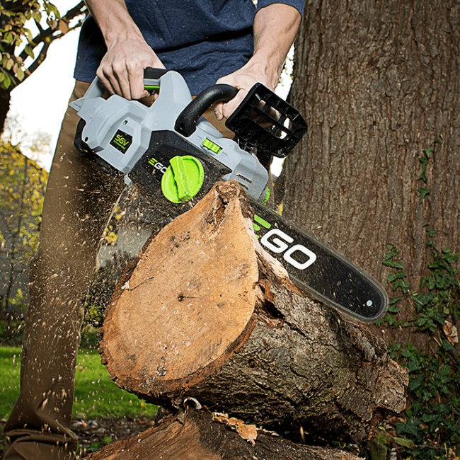 EGO CS1401 14" 56-Volt Cordless Chainsaw with 2.5Ah Battery and Charger
