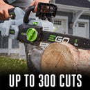 EGO Power+ CS1604 16" 56-Volt Cordless Chainsaw with 5Ah Battery and Charger