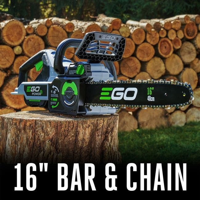 EGO CS1613 New 16" Chain Saw with 4Ah Battery and 210W Standard Charger