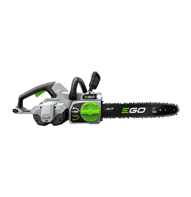 EGO Power+ CS1804-2 18" Chain Saw with (2) 5Ah Batteries and 550W Rapid Charger