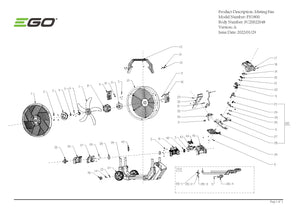 DIAGRAMA DE PIEZAS DEL FN1800