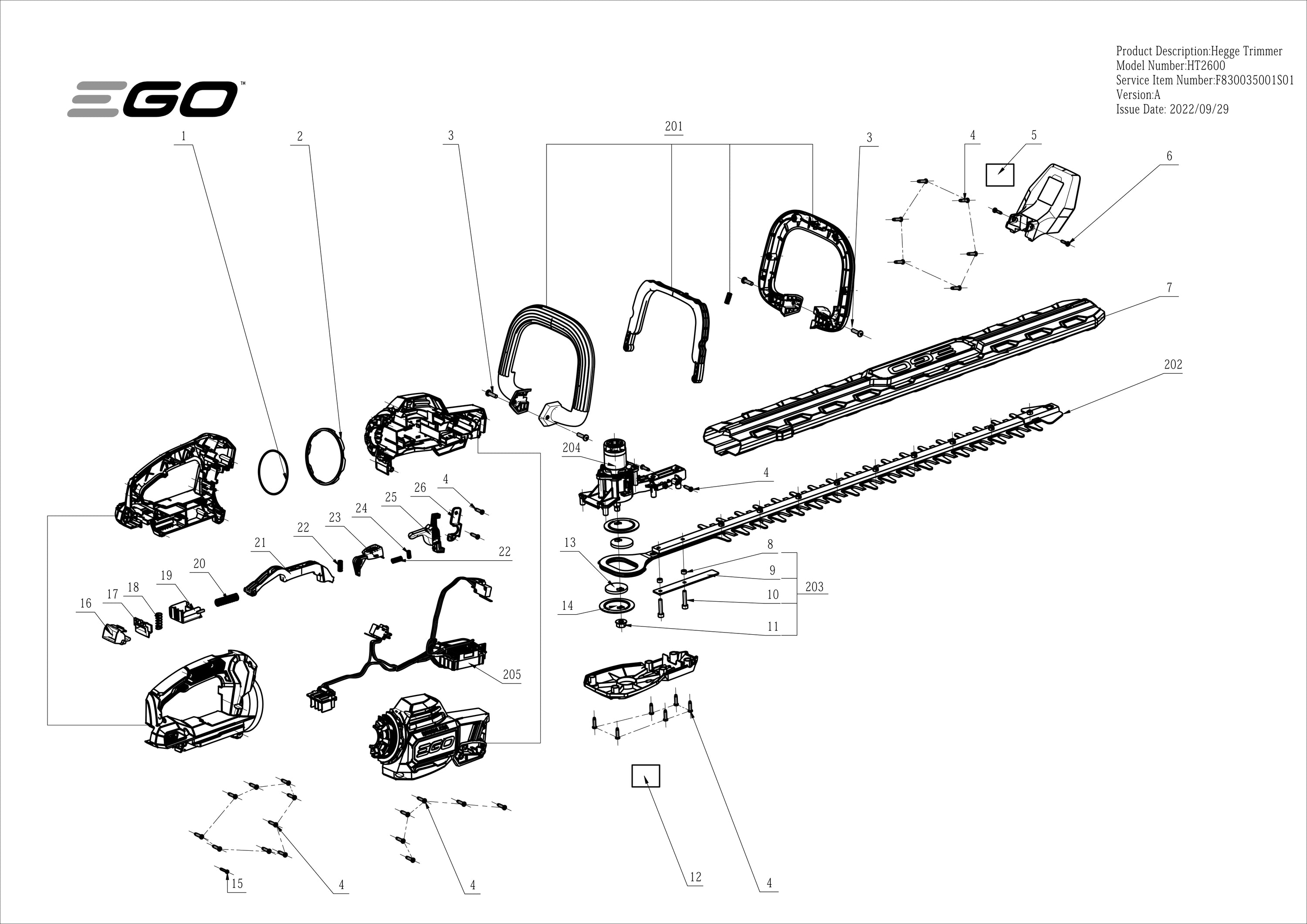 High Wheel Trimmer Parts