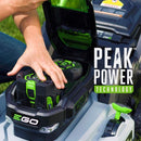 EGO Power+ LM2142SP 21" 56-Volt Lithium-Ion Cordless Electric Dual-Port Walk Behind Self Propelled Lawn Mower with (2) 5.0 Ah Batteries & Charger Included