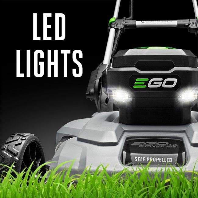 EGO Power+ LM2142SP 21" 56-Volt Lithium-Ion Cordless Electric Dual-Port Walk Behind Self Propelled Lawn Mower with (2) 5.0 Ah Batteries & Charger Included