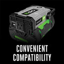 EGO Power+ PAD1500 Nexus Escape 150-Watt Power Inverter featuring 2 USB Ports and 1 120-Volt AC Power Outlet