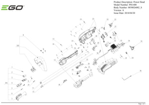 PH1400 (VERSION A) PARTS DIAGRAM