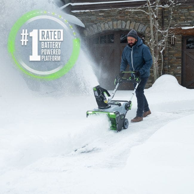 Souffleuse à neige sans fil EGO SNT2110, 21 po, 56 volts, avec tarière en acier (batterie et chargeur non inclus)