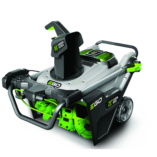 EGO SNT2112 21" 56-Volt Cordless  Snow Blower with Steel Auger with (2) 5.0Ah Batteries and Dual Port Charger Included