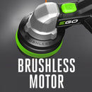 EGO ST1511T Kit coupe-bordure POWERLOAD 15" avec arbre télescopique pliable en aluminium avec batterie 2,5 Ah et chargeur inclus