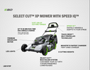 EGO Power+ LM2167SP 21" Select Cut™ XP Mower with Speed IQ™ self-propel technology with 12.0Ah Battery and Charger