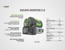 EGO Power+ PAD5000 Nexus Escape 400W Inverter
