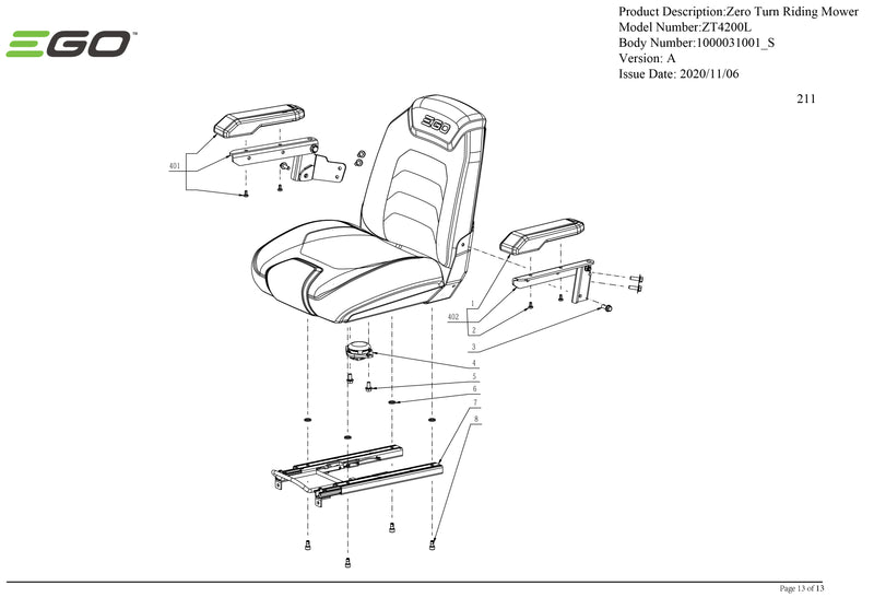 Damping Seat Assembly