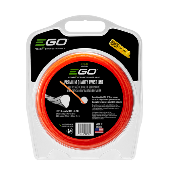 EGO AL2450S 50M 2.4mm Premium Quality Twist Line