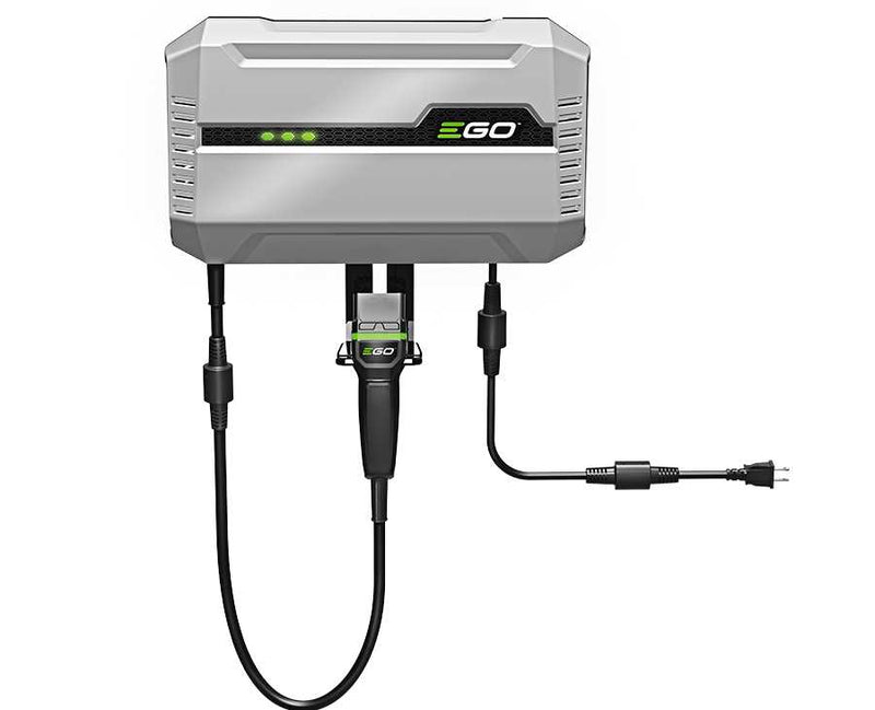 Cortacésped de giro cero EGO CHV1600 con cargador de 1600W