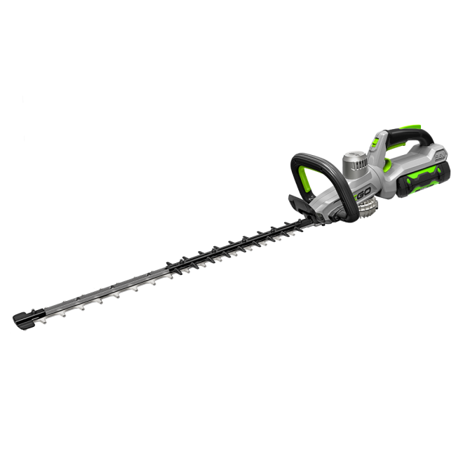 EGO HT2501 25" Cordless Electric Double Sided Hedge Trimmer with Rotating Handle with 2.5Ah Battery and Charger