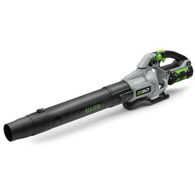 Souffleur de feuilles sans fil EGO LB6151 615 CFM à vitesse variable 56 V au lithium-ion avec batterie de 2,5 Ah et chargeur standard