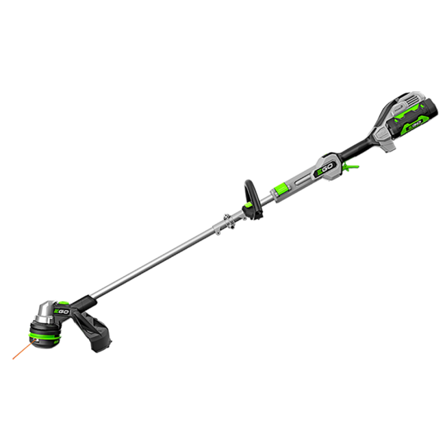 EGO ST1511T 15" POWERLOAD String Trimmer Kit with Telescopic Alu Foldable Shaft with 2.5Ah Battery and Charger Included